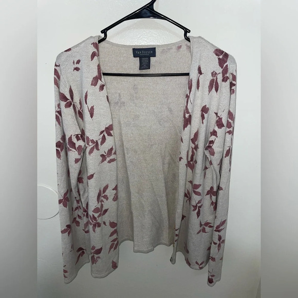 ✨2 For $6 Van Heusen Cardigan Size Medium #B2 - Picture 5 of 5